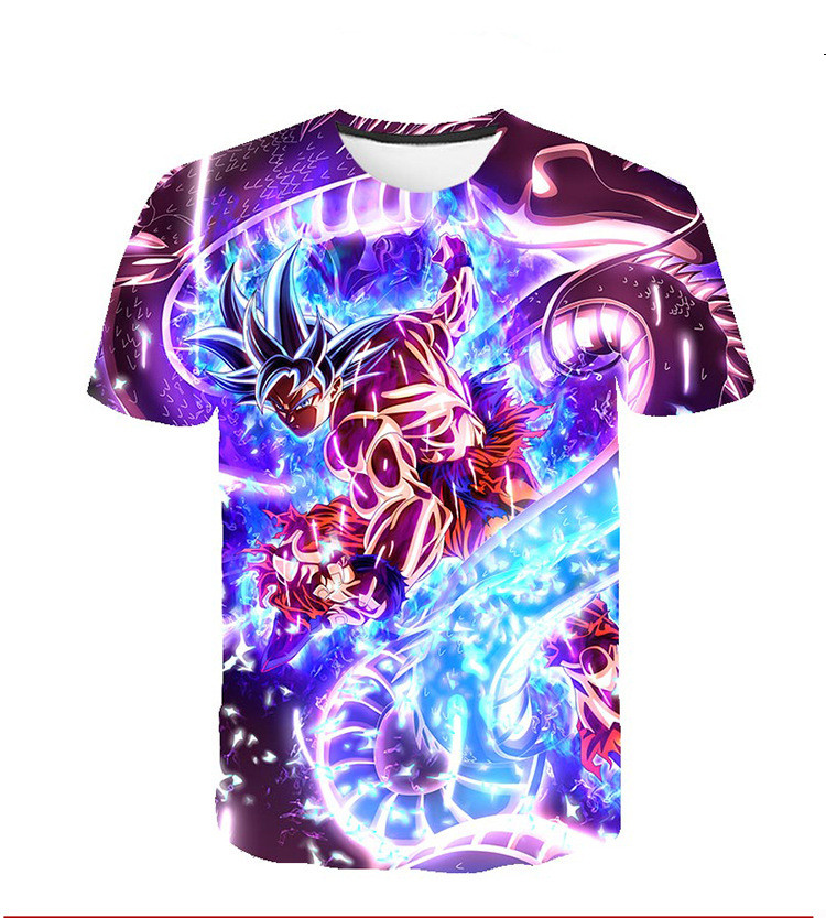 dragon ball anime 3d printed tshirt 2xs to 4xl