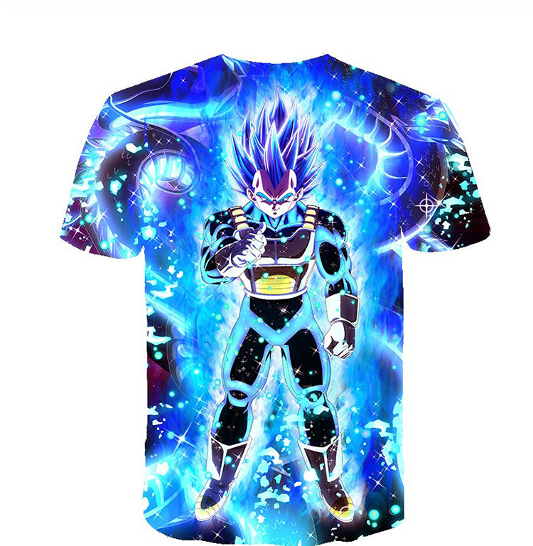 dragon ball anime 3d printed tshirt 2xs to 4xl