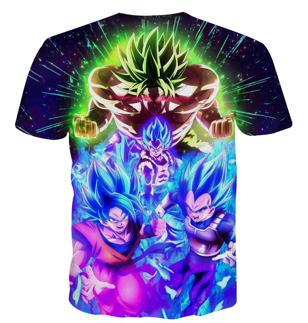 dragon ball anime 3d printed tshirt 2xs to 4xl