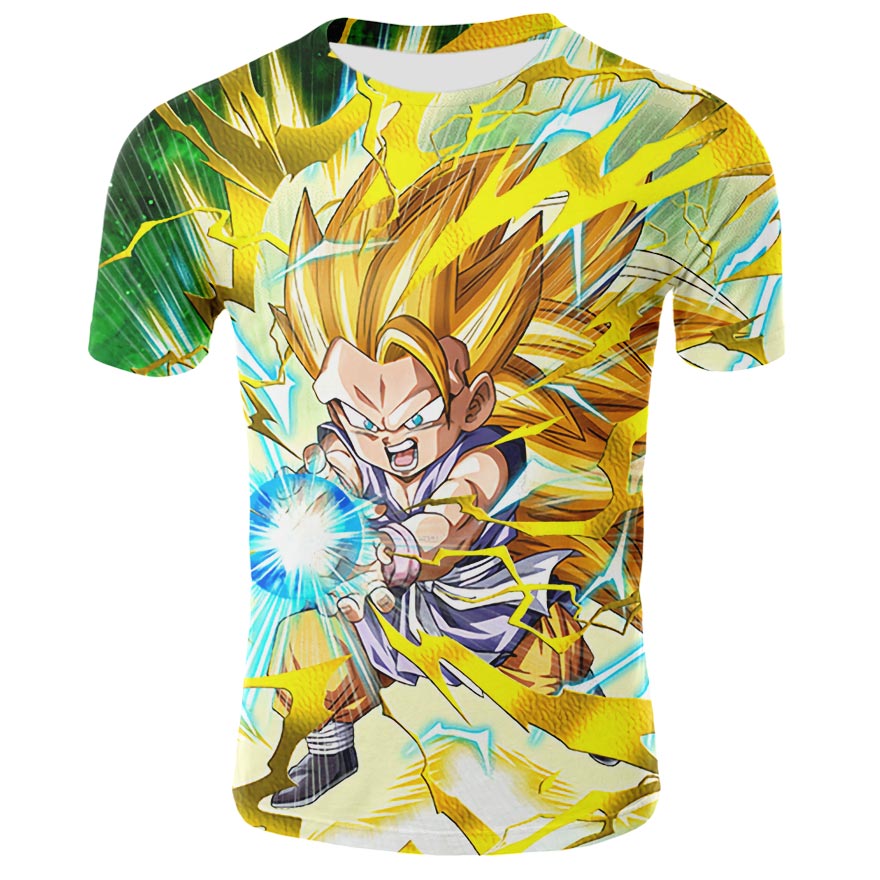 dragon ball anime 3d printed tshirt 2xs to 4xl