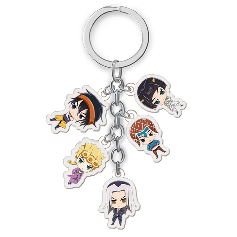 JoJos Bizarre Adventure anime keychain