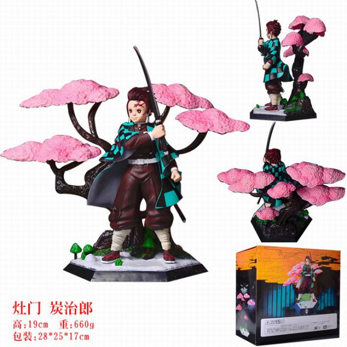 Demon Slayer Kimets Kamado Tanjirou Boxed Figure Decoration Model 19CM 0.66KG Color box size:28X25X17CM