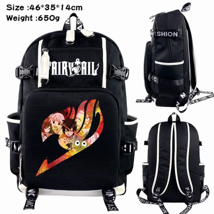 Fairy Tail Anime Backpack Student Backpack School Bag 46X35X14CM 650G