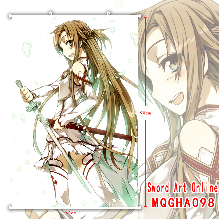 sword art online anime wallscroll 60*90cm