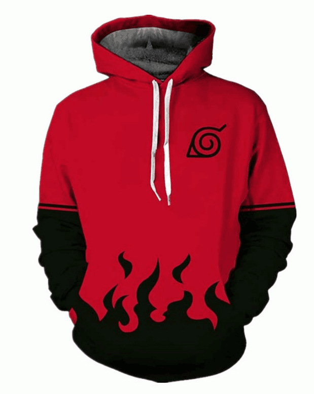 naruto anime 3d printed hoodie 2xs to 4xl