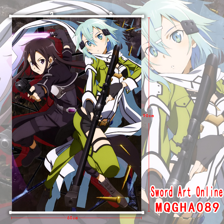 sword art online anime wallscroll 60*90cm