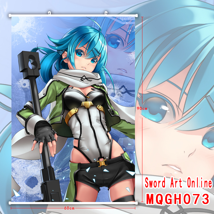 sword art online anime wallscroll 60*90cm