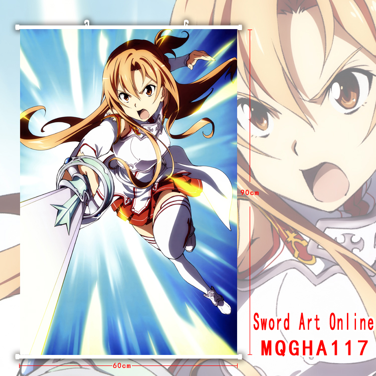 sword art online anime wallscroll 60*90cm