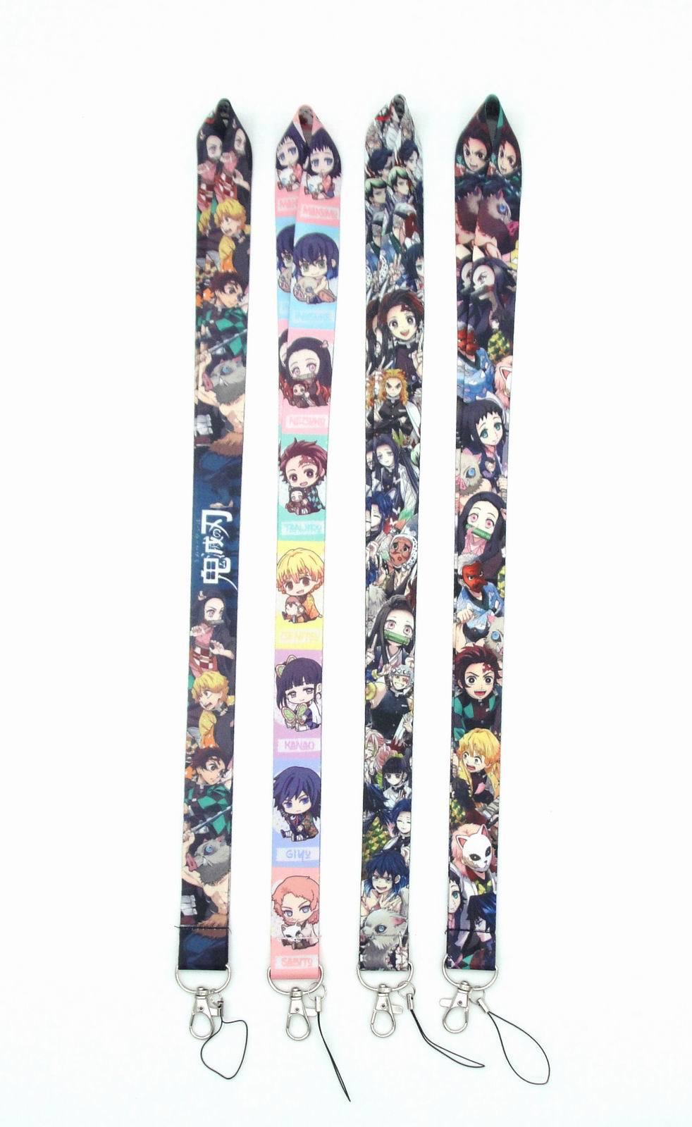 demon slayer anime Lanyard keychain price for 10 pcs 92cm random selection