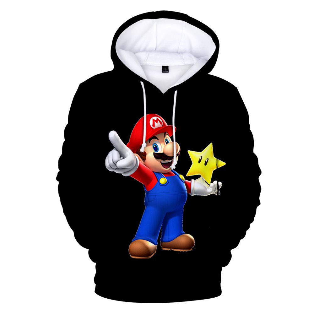 super mario anime hoodie 2xs to 4xl