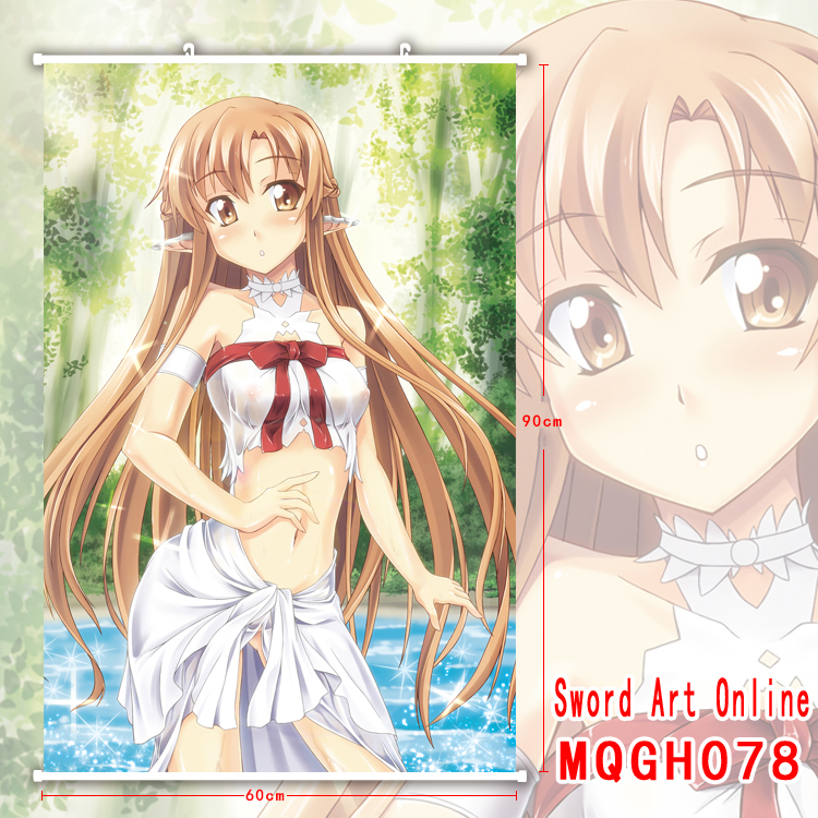 sword art online anime wallscroll 60*90cm