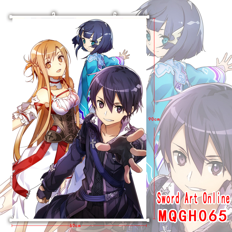 sword art online anime wallscroll 60*90cm