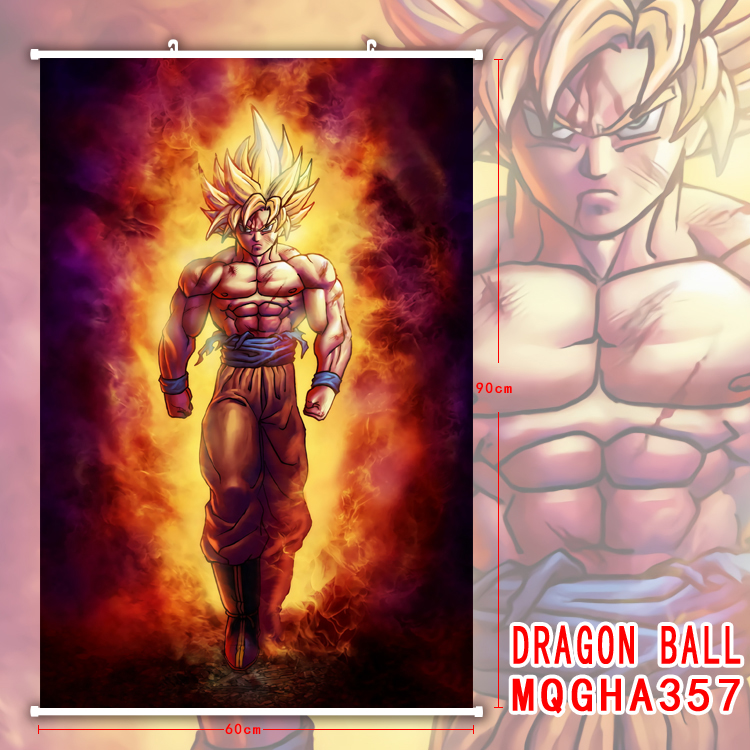 dragon ball anime wallscroll 60*90cm