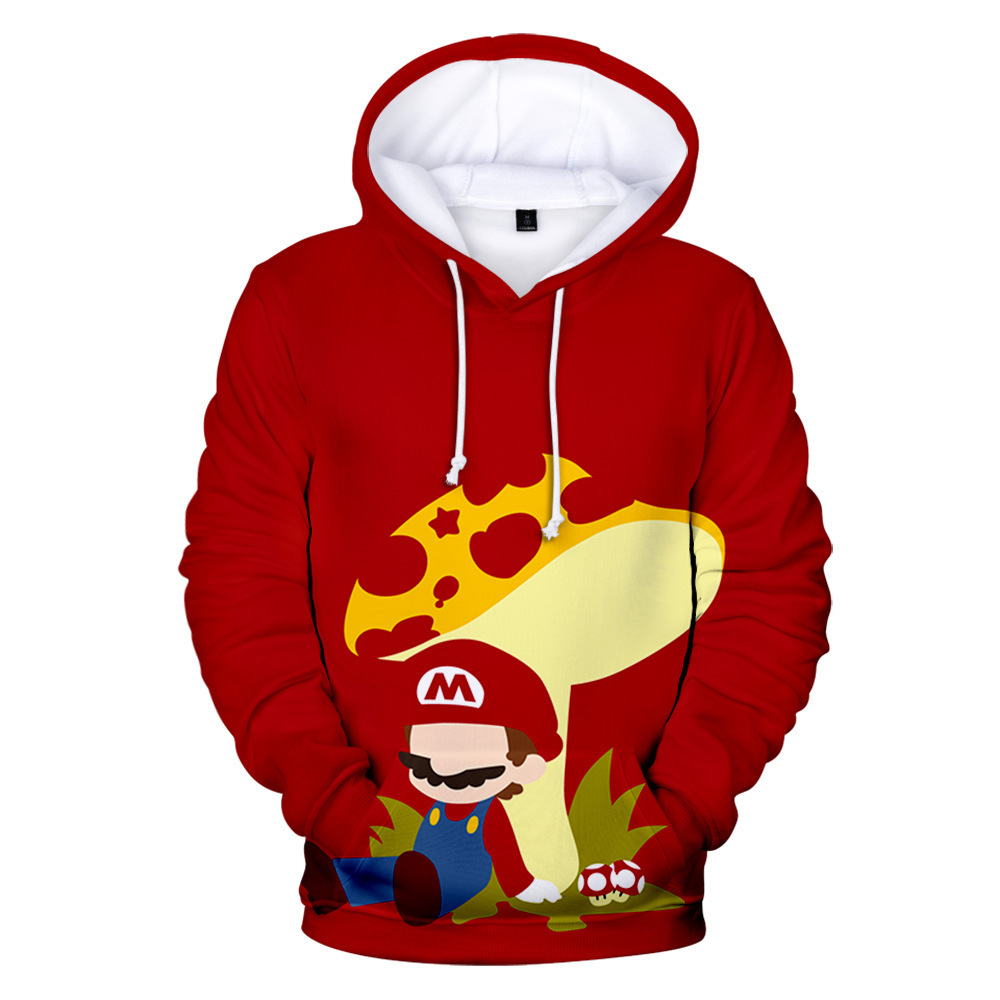 super mario anime hoodie 2xs to 4xl