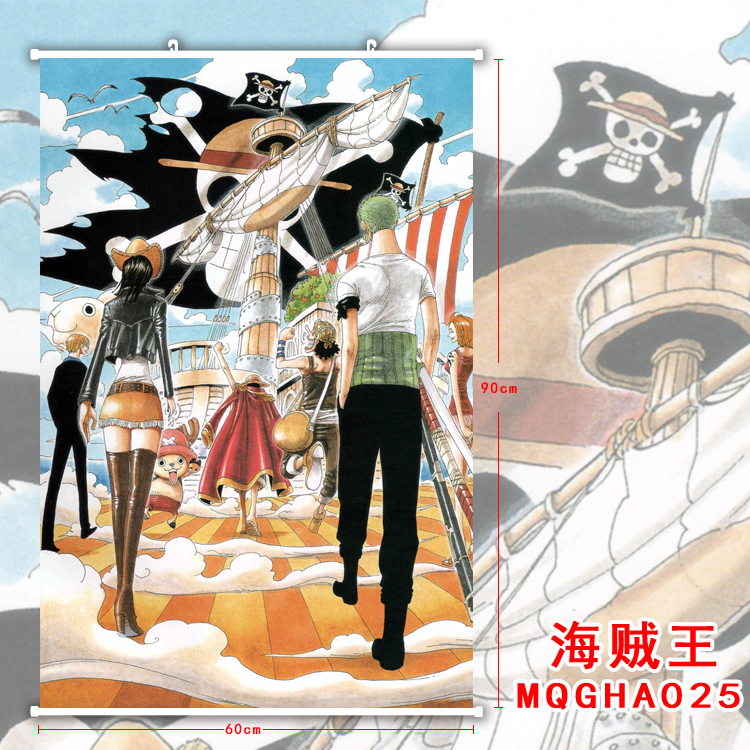 one piece anime wallscroll 60*90cm