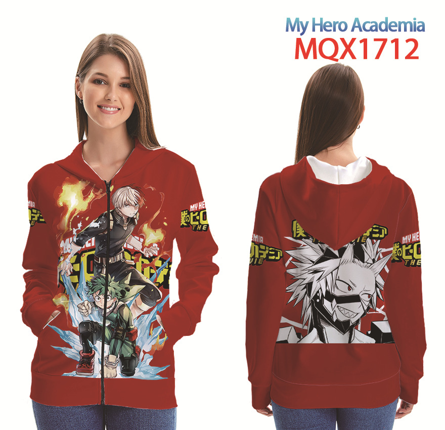 my hero academia anime hoodie 2xs to 4xl