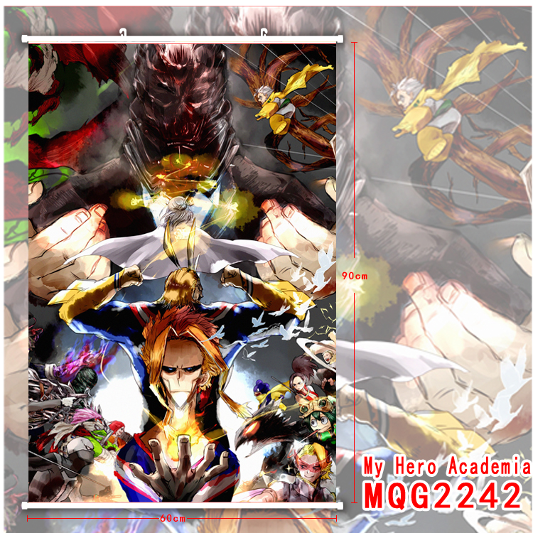 my hero academia anime wallscroll 60*90cm