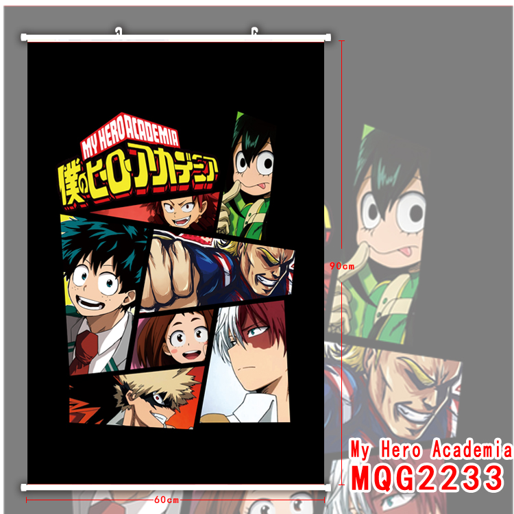 my hero academia anime wallscroll 60*90cm