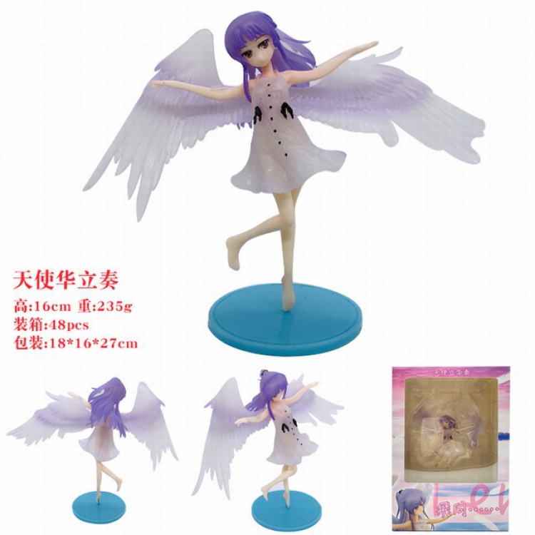 Angel Beats! Boxed Figure Decoration Model 16CM 235G Color box size:18X16X27CM a box of 48