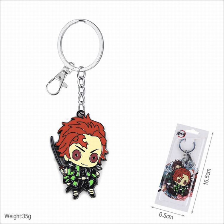 Demon Slayer Kimets Kamado Tanjirou Keychain pendant 16.5X6.5CM 35G a set price for 5 pcs