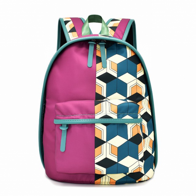 Demon Slayer Kimets Tomioka Giyuu Anime thick polyester twill waterproof backpack school bag 31X15X41CM 0.6KG