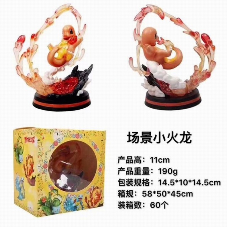 Pokemon Charmander Boxed Figure Decoration Model 11CM 190G a box of 60