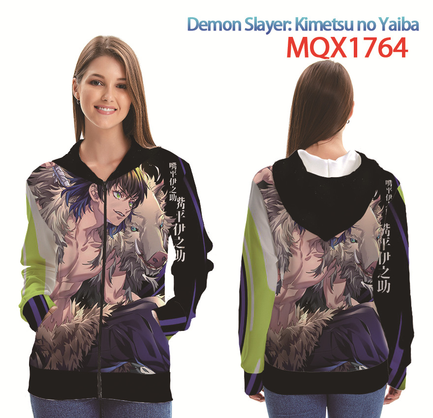 demon slayer anime 3d printed hoodie 2xs to 4xl
