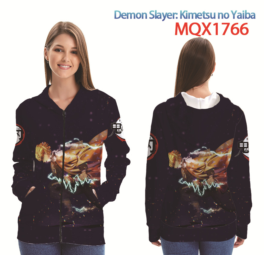 demon slayer anime 3d printed hoodie 2xs to 4xl