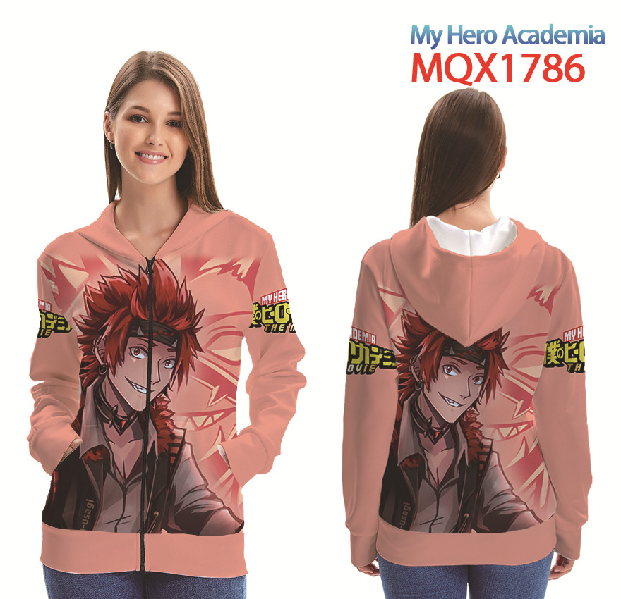 my hero academia anime 3d printed hoodie 2xs to 4xl