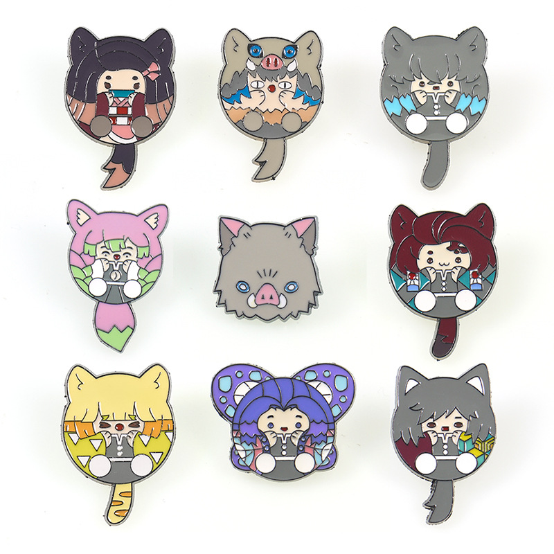 demon slayer anime pin pirce for 1 pcs