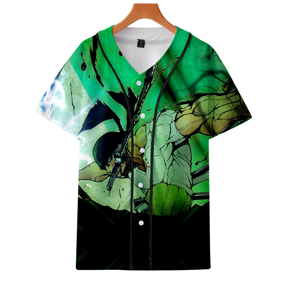 one piece anime 3d printed baseball tshirt 2xs to 4xl