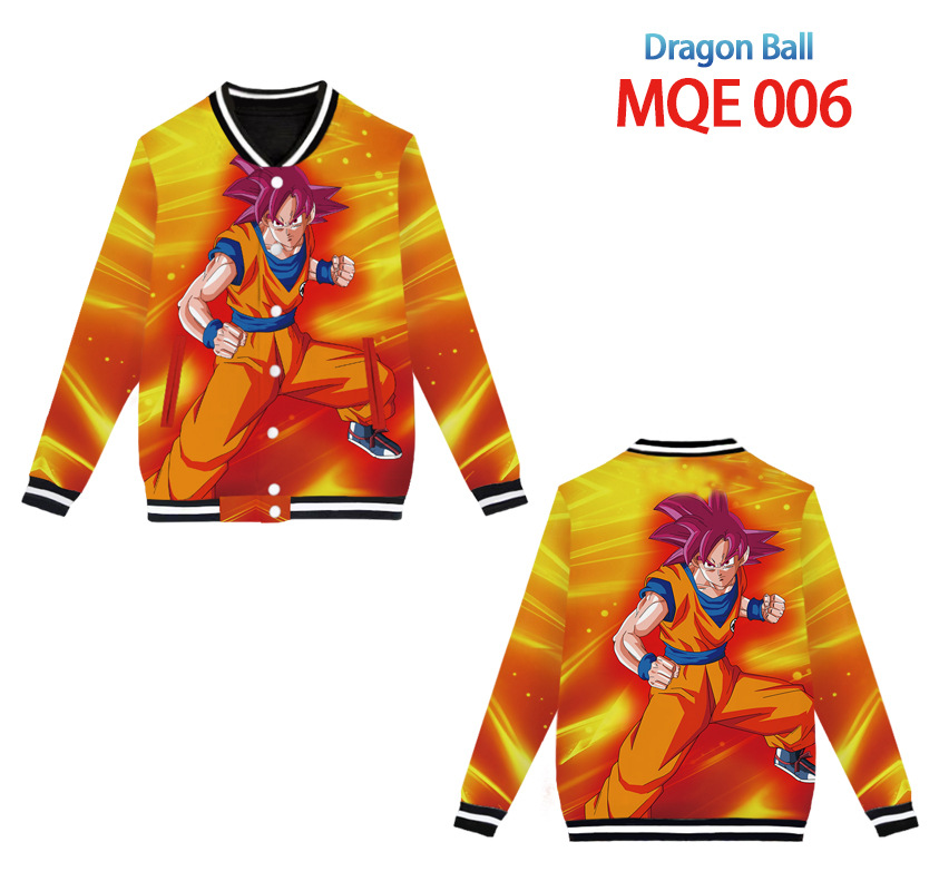 dragon ball anime 3d printed baseball hoodie xs to 4xl