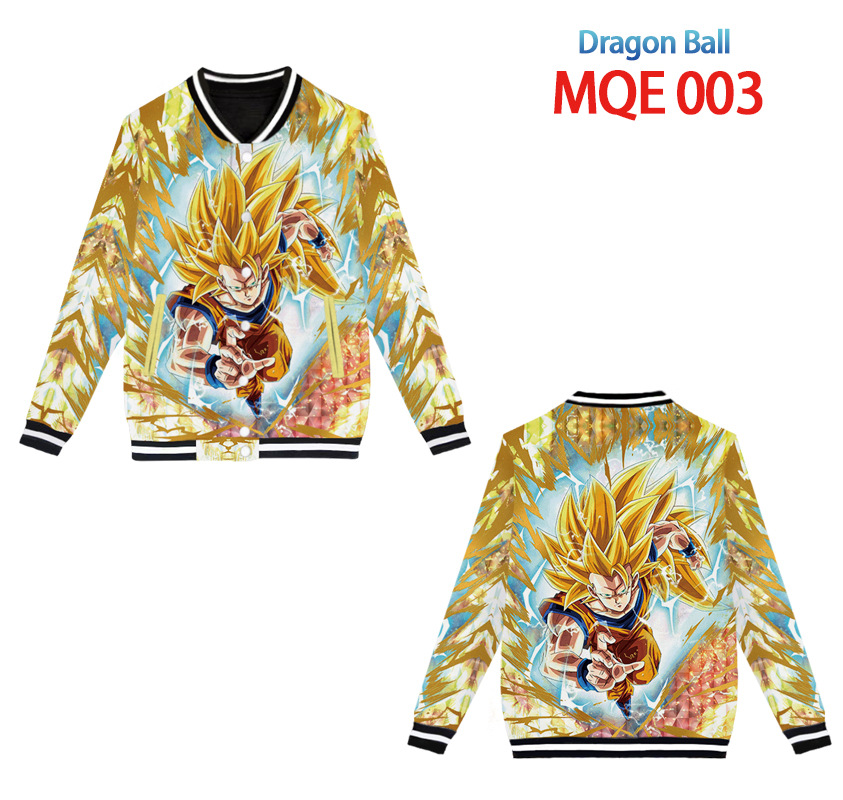 dragon ball anime 3d printed baseball hoodie xs to 4xl