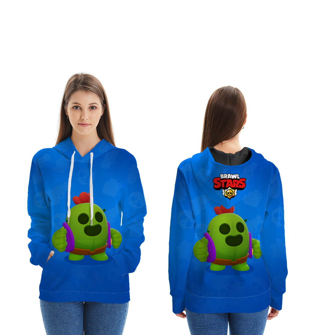 Brawl Stars 3d printed hoodie 2xs to 4xl