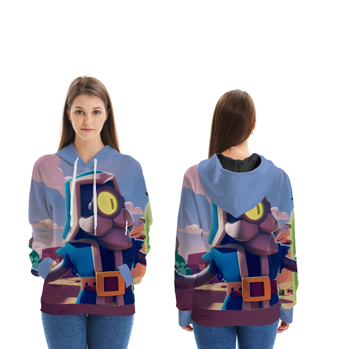 Brawl Stars 3d printed hoodie 2xs to 4xl