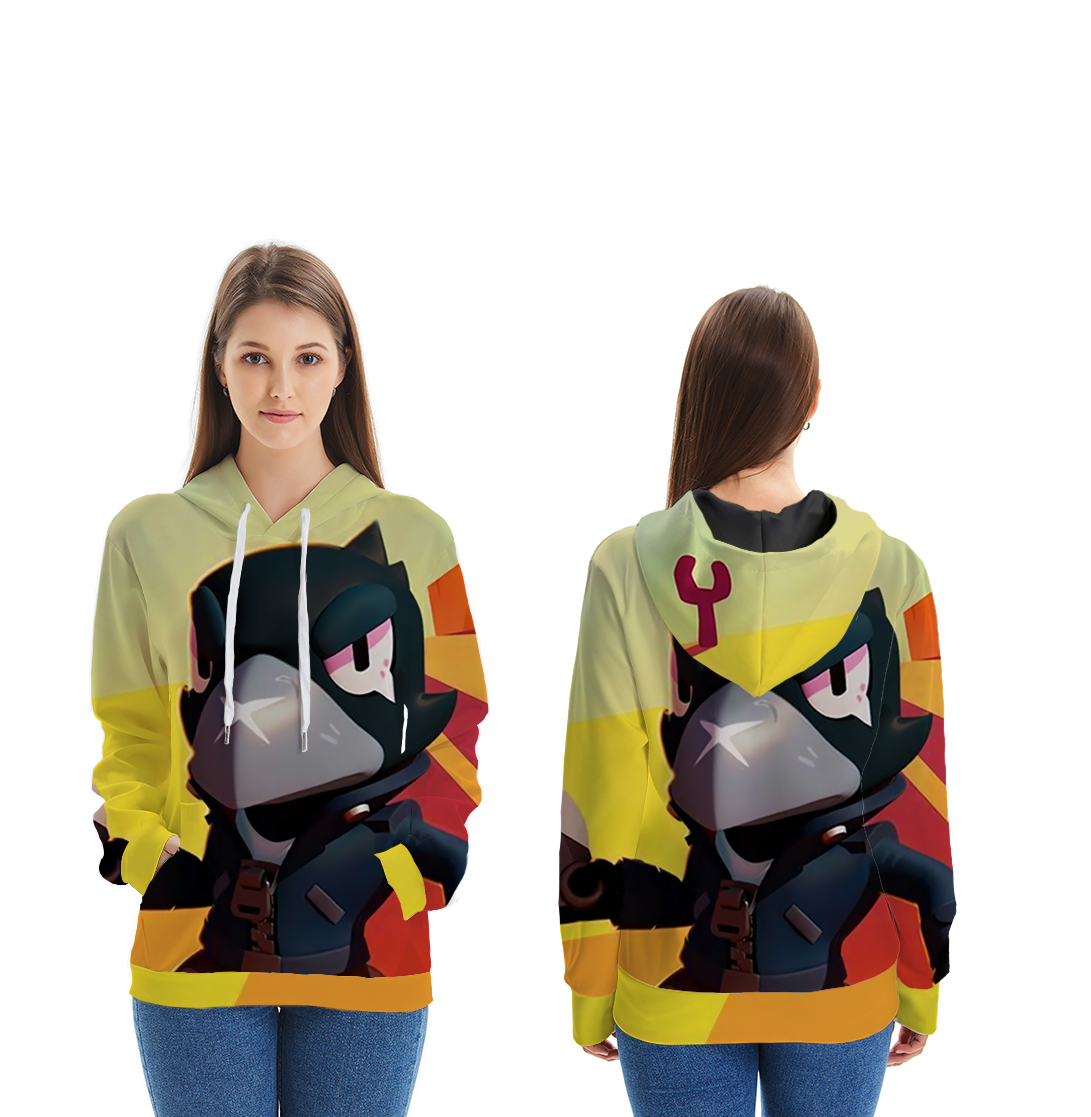 Brawl Stars 3d printed hoodie 2xs to 4xl