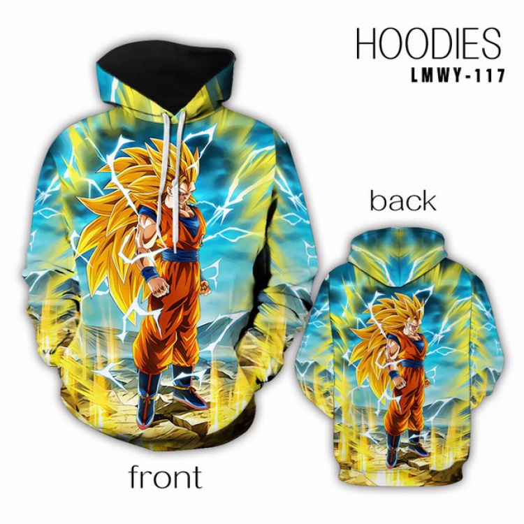 Dragon Ball Full color Hooded Long sleeve Hoodie S M L XL XXL XXXL preorder 2 days LMWY117