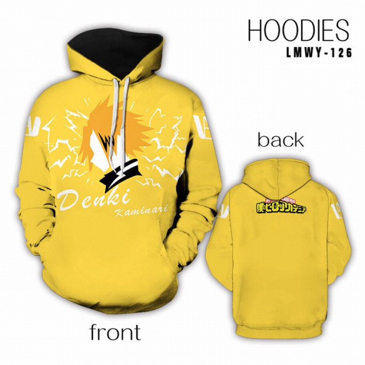 My Hero Academia Full color Hooded Long sleeve Hoodie S M L XL XXL XXXL preorder 2 days LMWY126