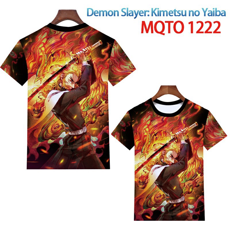 demon slayer anime 3d printed tshirt 2xs to 4xl