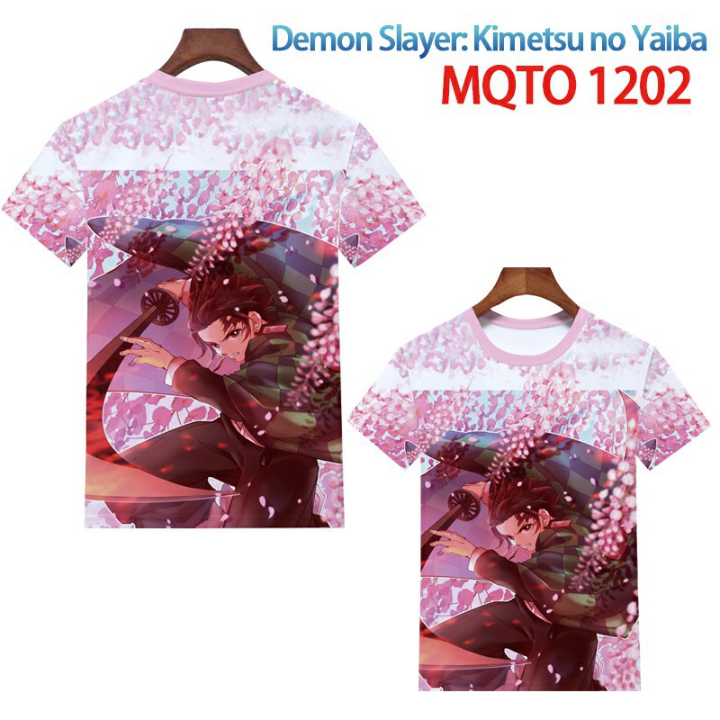 demon slayer anime 3d printed tshirt 2xs to 4xl