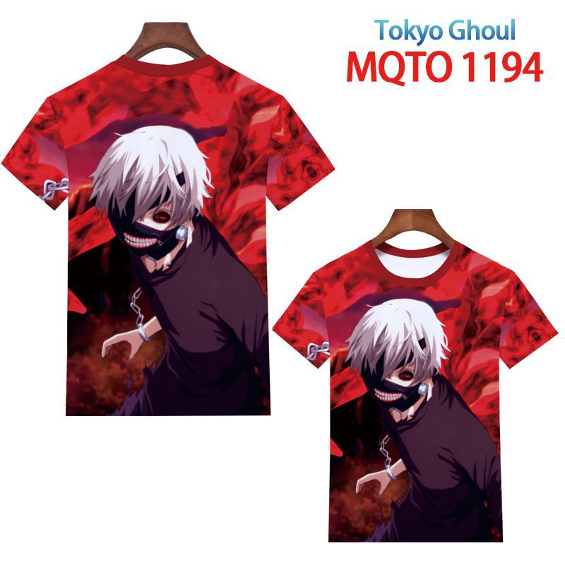 tokyo ghoul anime 3d printed tshirt 2xs to 4xl