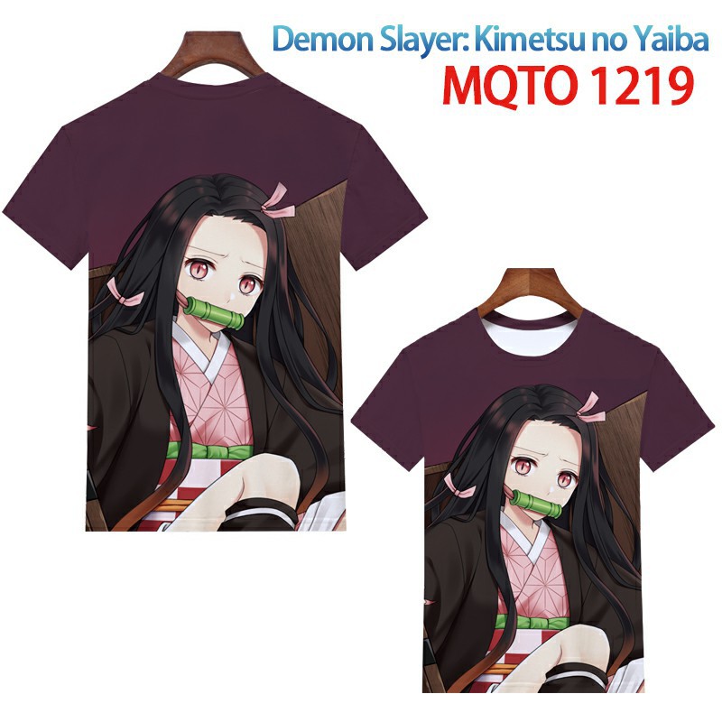demon slayer anime 3d printed tshirt 2xs to 4xl