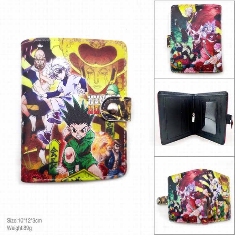 Hunter X Hunter Full color short button wallet 11X9.5CM 60G SH-148