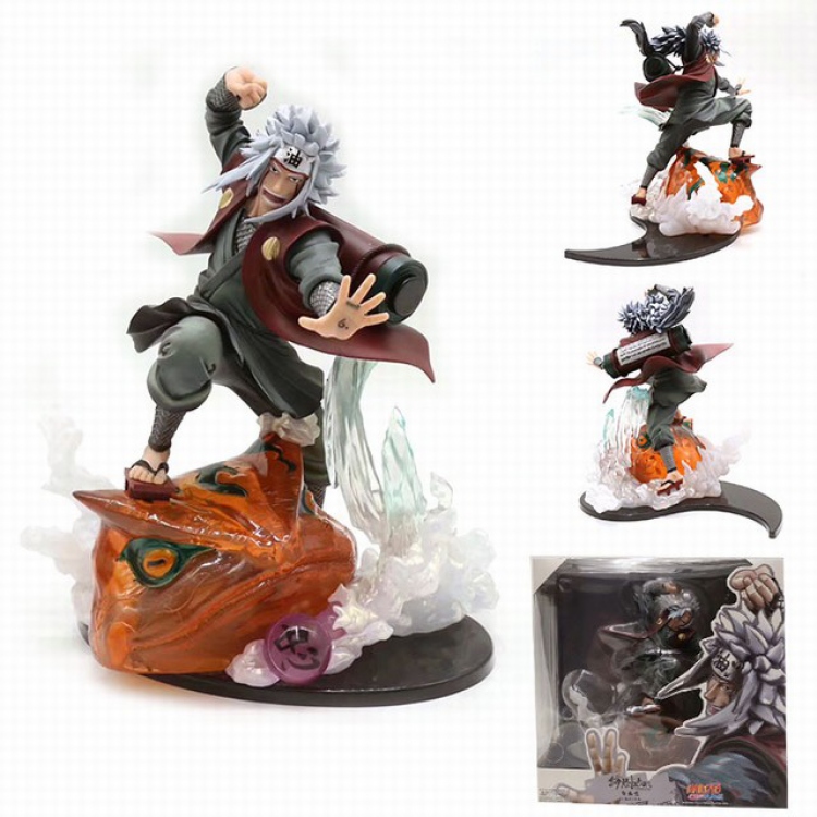 Naruto Jiraiya Boxed Figure Decoration Model 21CM 850G Color box size:24X24X18CM