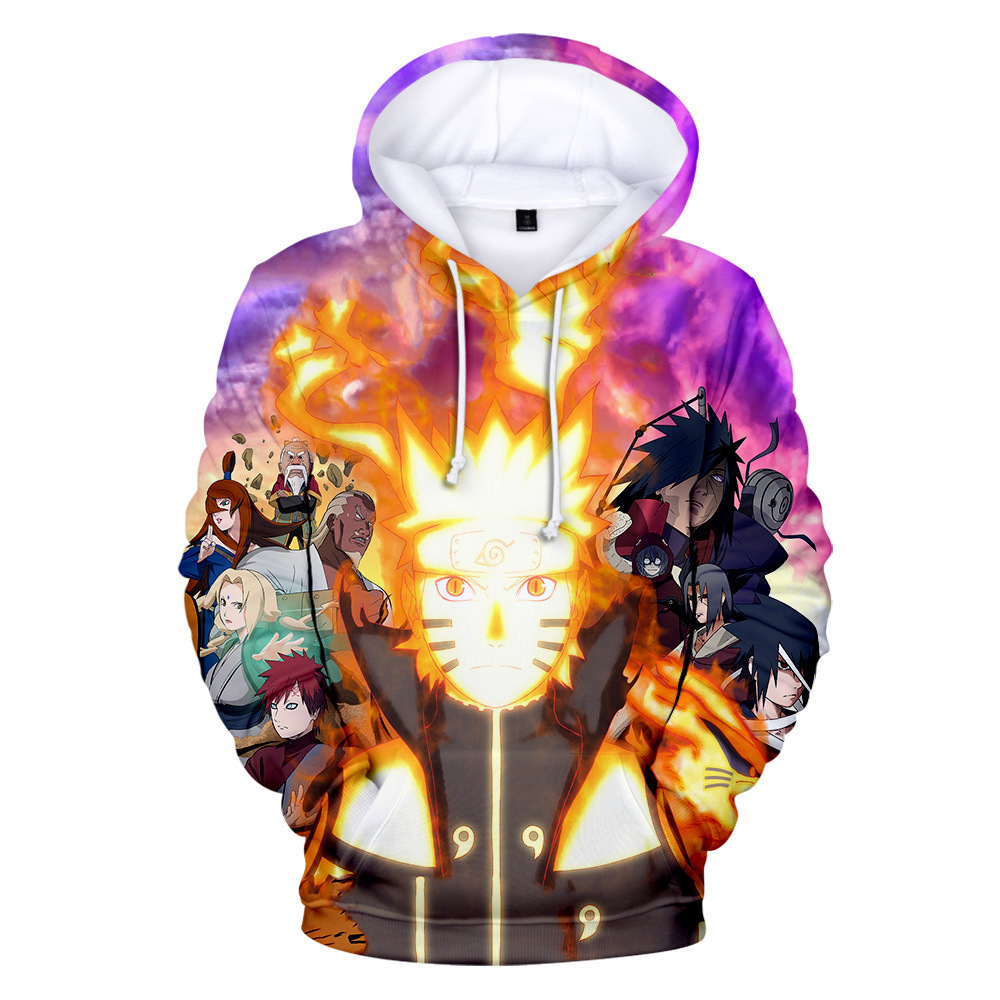 naruto anime 3d printed hoodie 2xs to 4xl