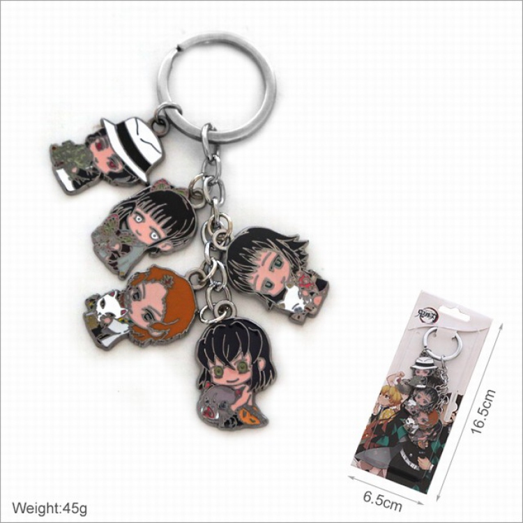 Demon Slayer Kimets Keychain Pendant Charm 16.5X6.5CM 45G