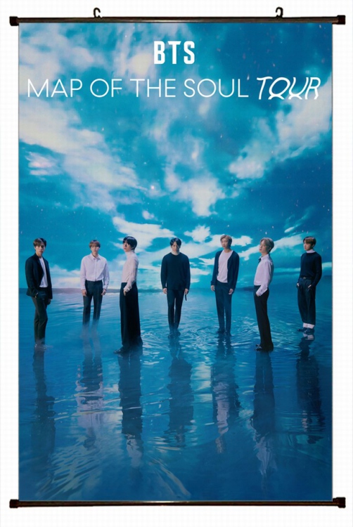 BTS Plastic pole cloth painting Wall Scroll 60X90CM preorder 3 days BS-768