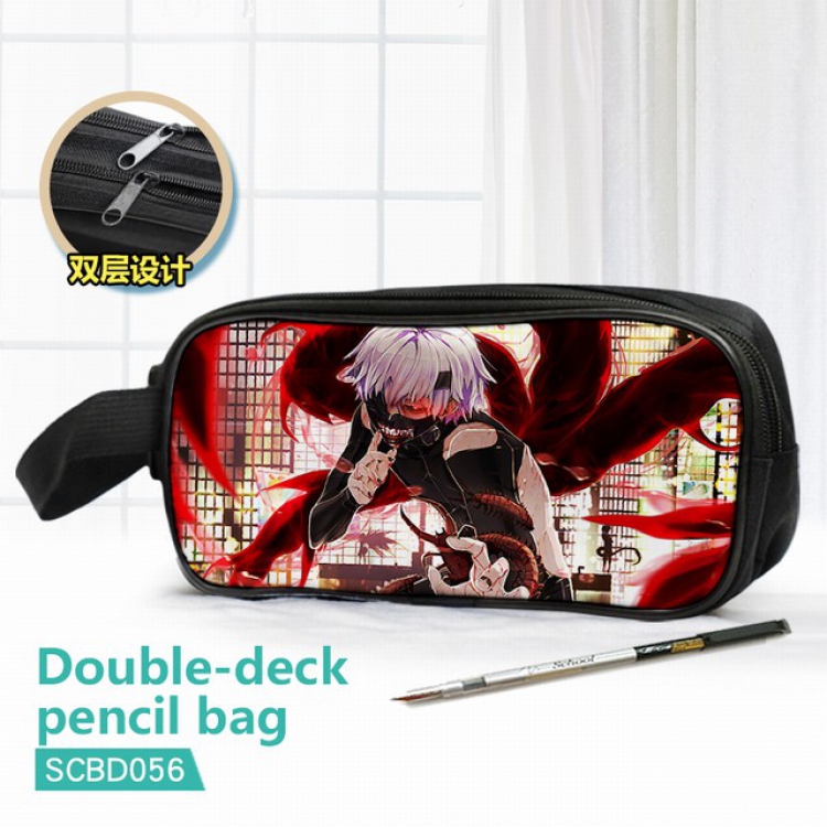 Tokyo Ghoul Double waterproof pencil case 25X7X12CM-SCBD056