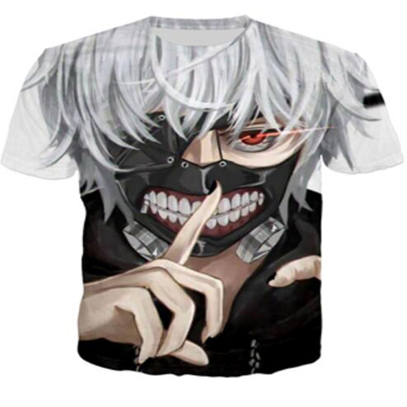 tokyo ghoul anime 3d printed tshirt 2xs to 4xl