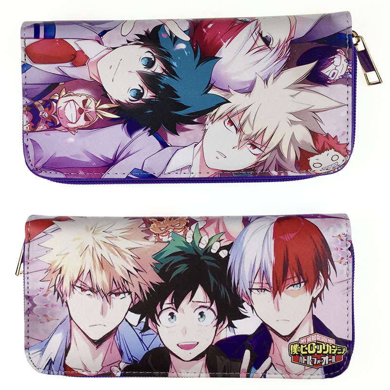 My Hero Academia anime long wallet